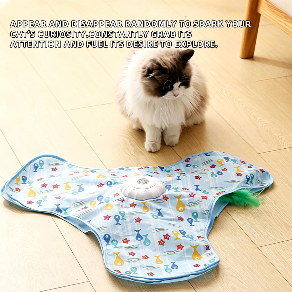 Rechargeable Automatic Cat Toy - Triangle - image 2