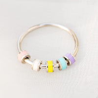 STORYJEWELLERY daughter spinner ring, silver fidget ring with message card - view 14