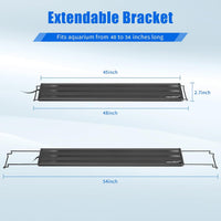 AQUANEAT LED Aquarium Light Full Spectrum for 18 Inch to 24 Inch Fish - 48"-54" - image 3