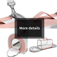 Guinea Pig Carrier Travel Small Animal Carrier Bag Lizard Bird Rabbit - 10.6"L x 7.0"W x 5.9"H / pink - image 3