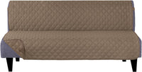 U-NICE HOME Loveseat Sofa Cover for 2 Cushion Couch, Dark Grey – Essentials for Pets - Taupe/Taupe / 68''futon