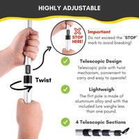 YES4QUALITY Flirt Pole for Dogs - Flirt Pole - image 4