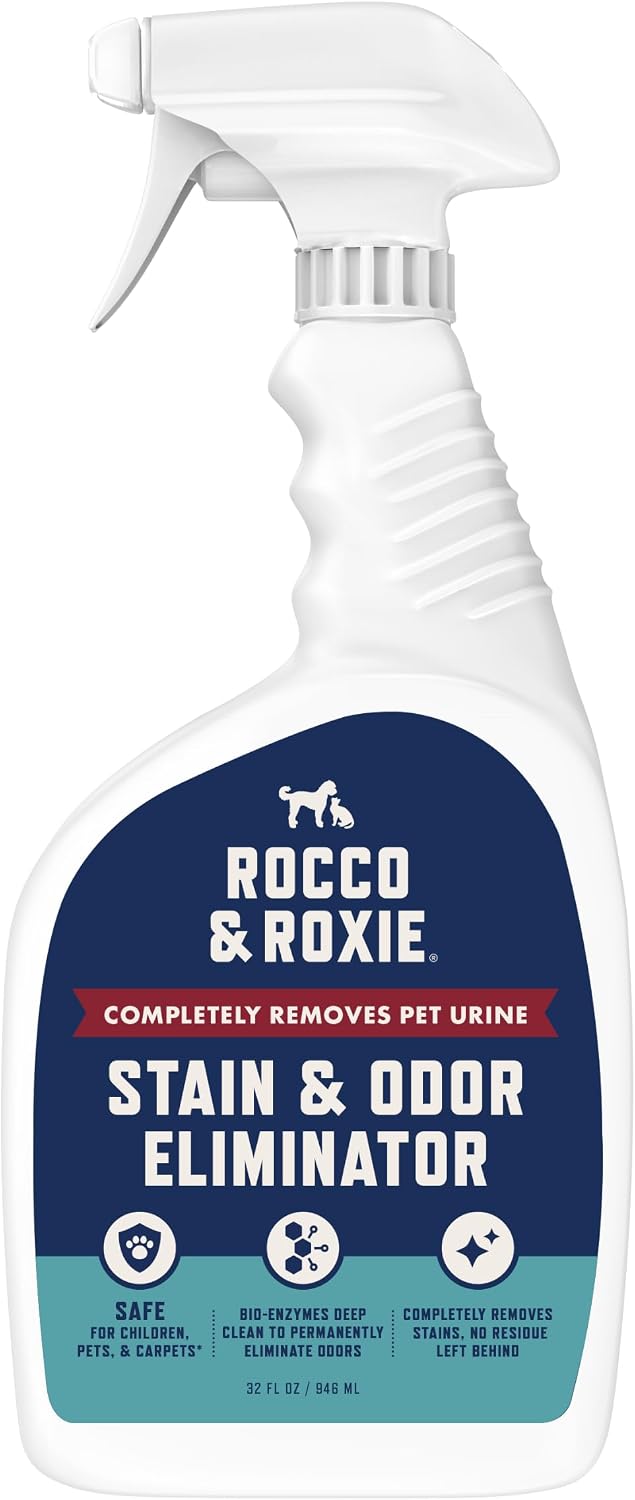 Rocco & Roxie Enzyme Stain & Odor Eliminator - Original / 32 Fl Oz (Pack of 1)