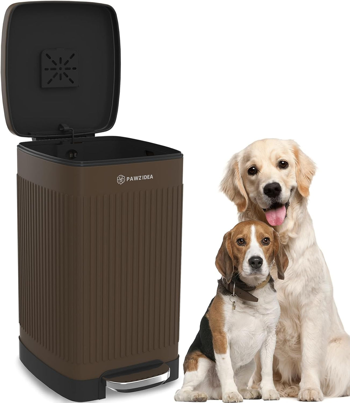 Dog Poop Trash Can Outside Odor Control, Waterproof