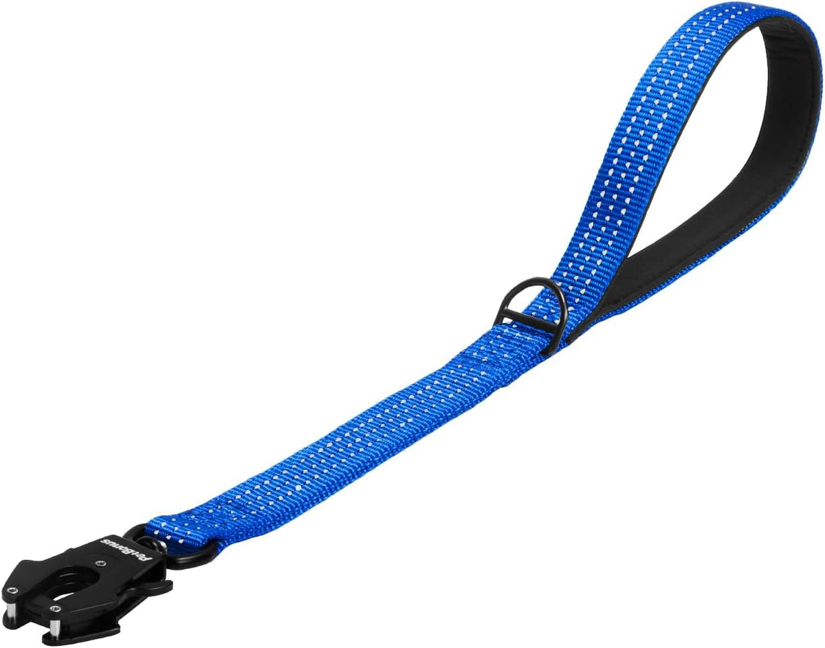 Heavy Duty Short Dog Leash - Dark Blue / 18 Inch