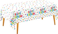 Fall Thanksgiving decorations, Disposable Tablecloth - round dot birthday