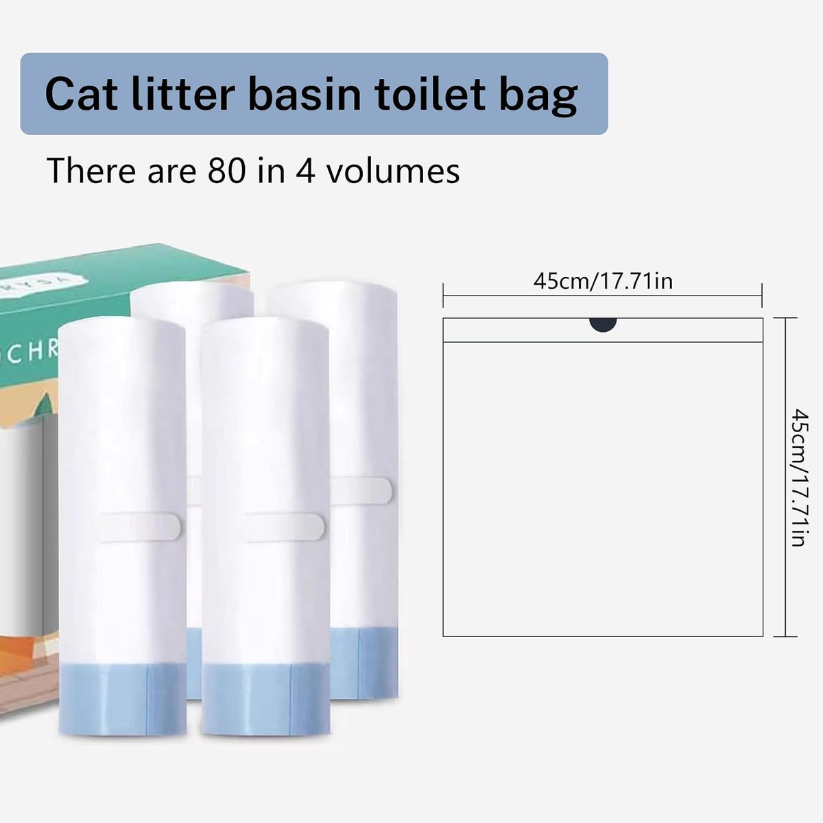 Automatic Litter Box, APP Control, 3 Rolls Litter Bag - image 3