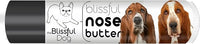 The Blissful Dog Basset Hound Nose Butter for Dry, Cracked Skin, Lick-Safe Dog Nose Balm with Moisturizing Shea Butter, Almond, Olive, and Essential Oils, Pet Supplies, Uncented, 0.15 oz.