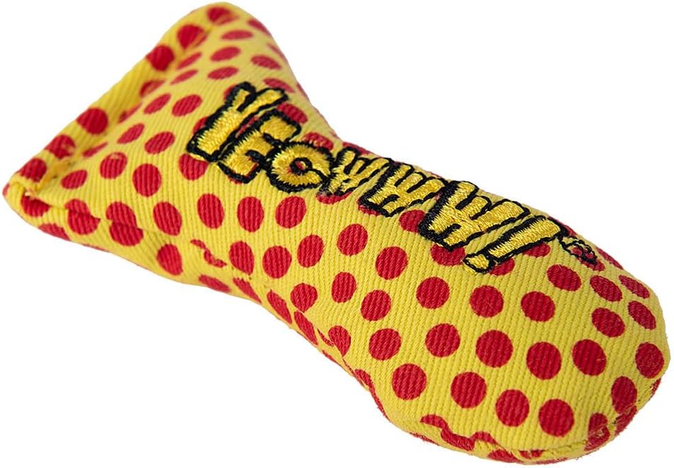 Yeowww! Catnip Stinkies Catnip Sardine Cat Toy, Dots - Yellow/Red / Pack of 1 - image 2
