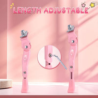 LEICHTEN Kickstand for Kids Bike Center Mount for 16 18 20 Inch - Pink / For 16-20 Inch Wheels - image 4