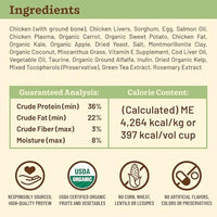 Primal Kibble in The Raw, Freeze Dried Cat Food, Chicken, Scoop & Serve, Made with Raw Protein, Whole Ingredient Nutrition, Crafted in The USA, Dry Cat Food, 64 Ounce (4 lb) Bag