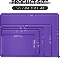 Reopet Silicone Pet Feeding Mat - Purple / 18.5" x 11.5" - image 2