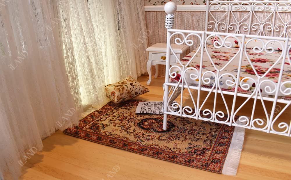 iLAND Miniature Dollhouse Accessories of Carpet for Dollhouse - 2pcs Fragrance - image 2