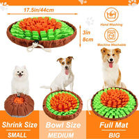 SZEE Snuffle Mat for Dogs - Orange and Green - image 2