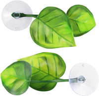 Lystaii 4pcs Betta Fish Leaf Pad with Suction Cup - image 4