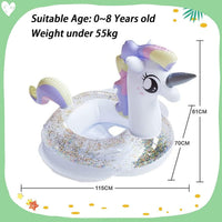 Umbresen Baby Swimming Float - Sequins Unicorn - image 2