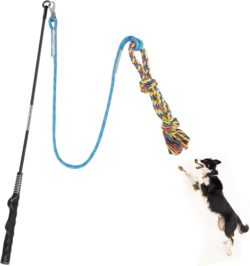 Flirt Pole for Dogs, Interactive Pole for Small Medium Large Dogs – Essentials for Dogs