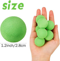 Frienda 24 Pieces Refill Balls Soft Green Foam Balls Refills Approx 1. 1 Inch in Diameter, Soft Small Light Cat Ball Toys