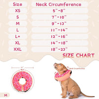 Supet Inflatable Dog Cone Collar for Large Medium Small Dogs, Soft Cone Collar for Dogs Cats, ECollar Doggie Neck Donut Dog Cone Alternative After Surgery