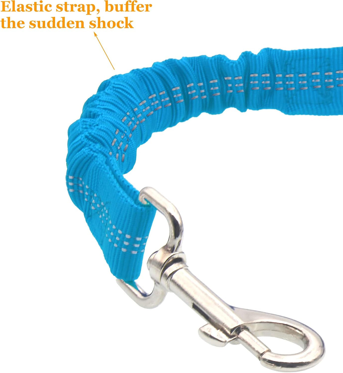 2 Dog Car Harness Seatbelt Seat Belt Leash Travel Accessories Bungee - Sky Blue / 2 Packs - image 3