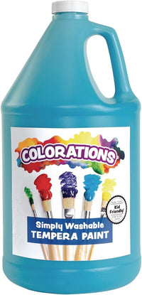 Colorations washable white tempera paint, paraben-free 1 gallon size - view 8