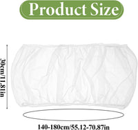 Trinkrittey Bird Cage Seed Catcher White Bird Cage Net Cover - White - image 3