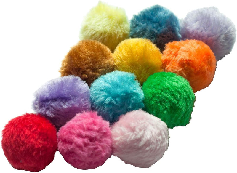 Fashion's Talk Cat Toys Furry Rattle Ball for Kitty 12 Pack – Essentials for Cats - 12-Pack