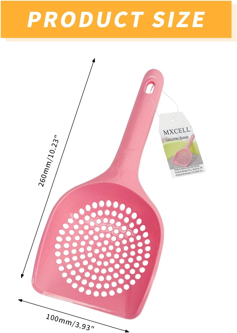 Small Plastic Litter Scoop for Cats - image 2