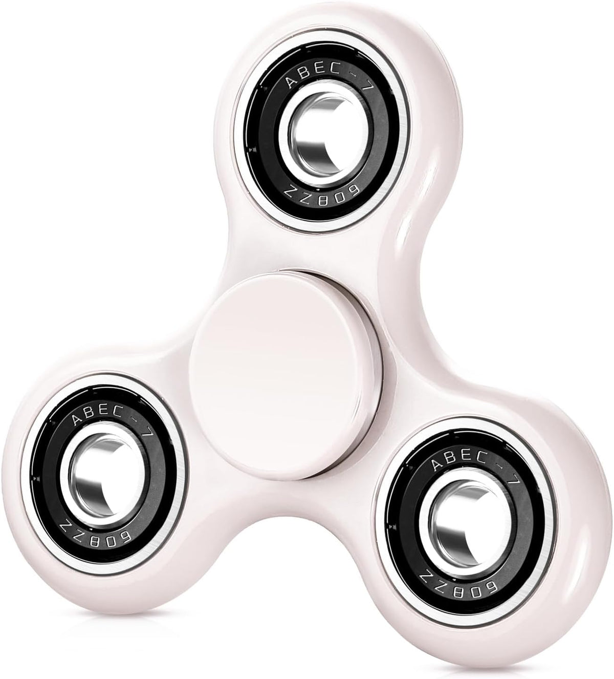 SCIONE Fidget Spinner Toy 1 Pack - White