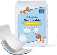 Disposable Dog Diaper Liners Booster Pads for Male & Female Dogs - XS-80Count