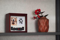 Black Dog Urn for Ashes 4 Customizable Displays Ink Paw Print Kit – Essentials for Dogs - Brown - image 2