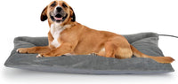 Outdoor Cat Heating Pad, 15.7" x 11.8", 30W, Grey – Essentials for Cats - Gray / 35.4"L x 23.6"W