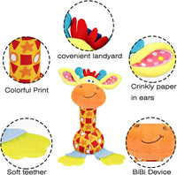 Baby Rattles Toys for 0-6-12 Months - Giraffe Rattle - image 3