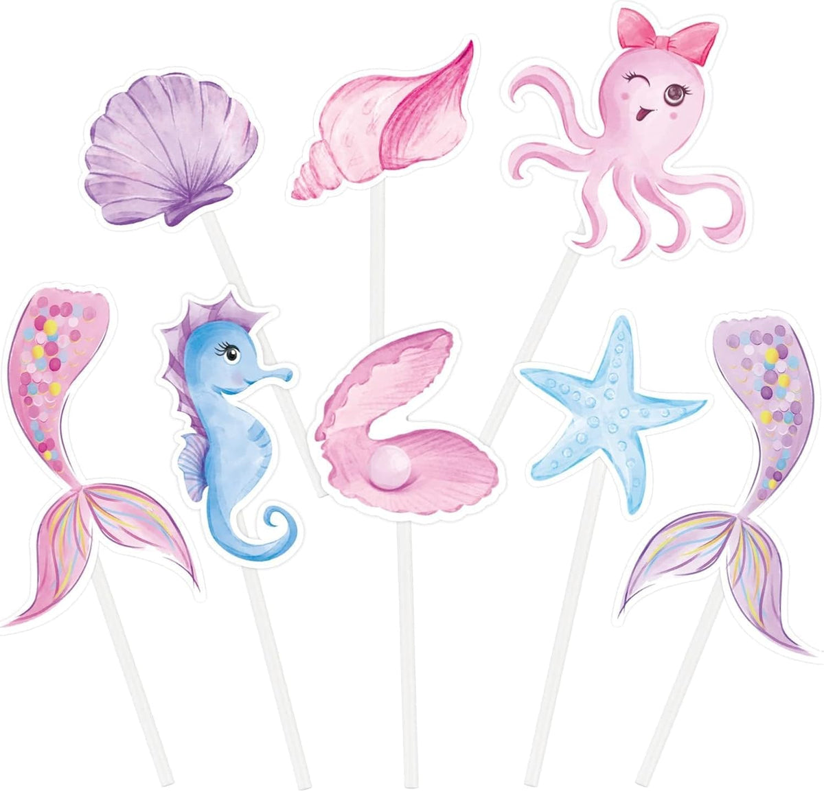 WERNNSAI 36 farm cupcake toppers with cow, pig, sheep, horse and house designs - view 10