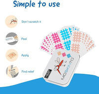 Moskinto The Original Mosquito Itch Relief Patches for Kids & Adults, Bug Bite Patches Soothe Swelling & Itching, Anti Itch Bug Bite Relief, Suction Tool Alternative, Family Pack, 42 Count, Pack of 2