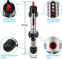 DaToo 50 Watt Aquarium Heater Submersible Adjustable Temperature Fish - 50Watt - image 2