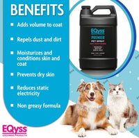EQyss Premier Pet Spray - Moisturizes & Conditions for Healthy Skin & Coat, Non - greasy, Repels - 128oz - image 3