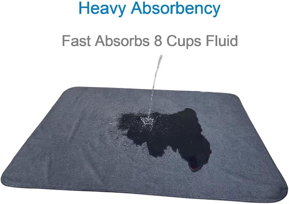 2Pack 36"x36" Pee Pads Washable Waterproof Rugs for Dog Training – Essentials for Dogs - 72x72 Inch (Pack of 1) - image 2