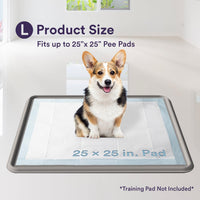 Pee Pad Tray Holder for Dogs - Large / Gray - image 3