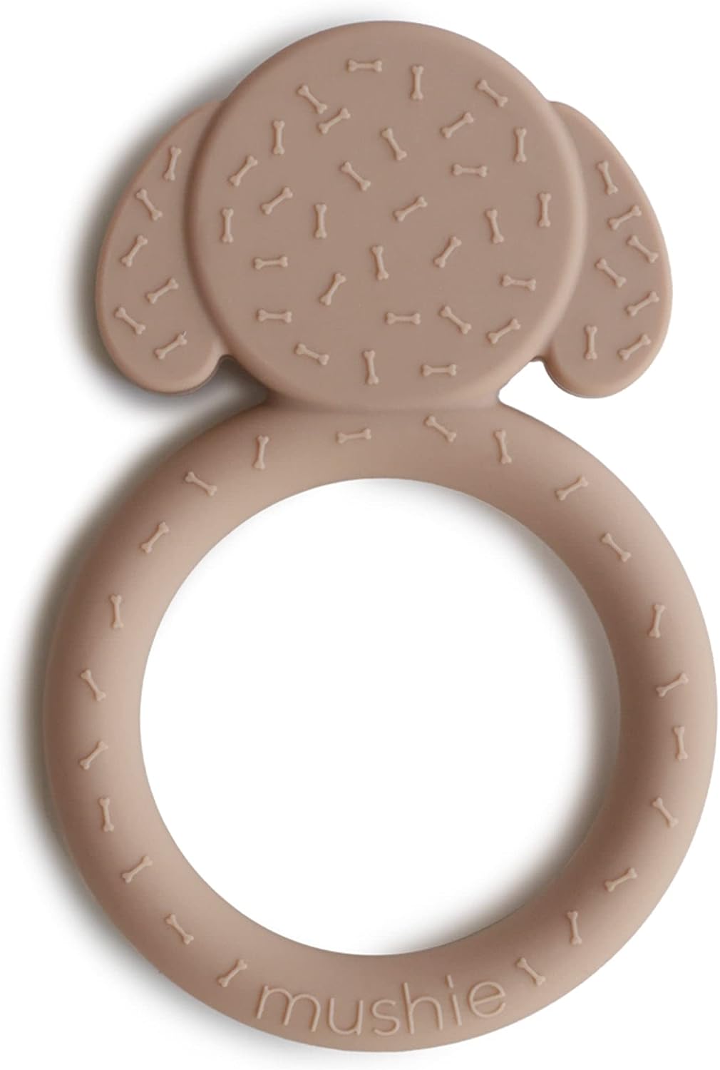 mushie Silicone Baby Teether Toy - Brown - image 2