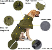 Barkworthies Dog Raincoat - XX-Large / Green - image 4