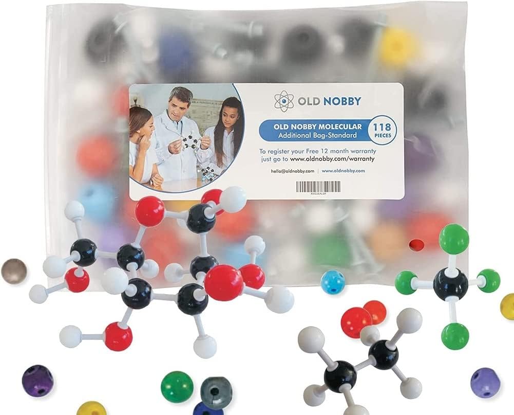 [239 PCS] Organic Chemistry Model Kit - 118 Piece Kit Refill