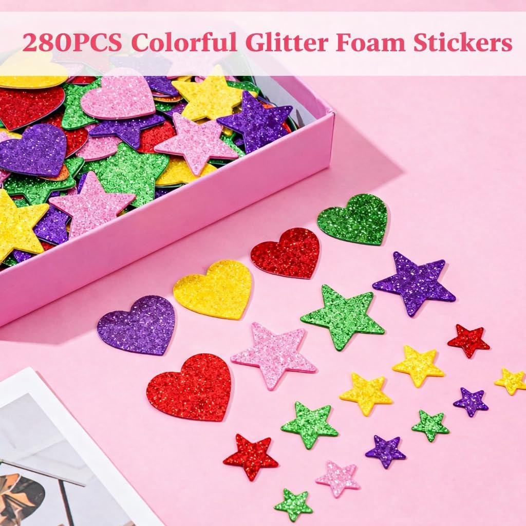 36 Sheets Stickers for Kids, Cute Stickers Pack for Scrapbook - Foam - image 4