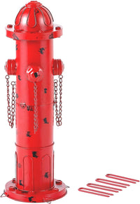 7.8" H Metal Potty Training Fire Hydrant for Dogs to Pee On Indoor - 24"