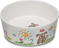 Loving Pets Dolce Moderno Dog Bowl - Large / Puppy Forever