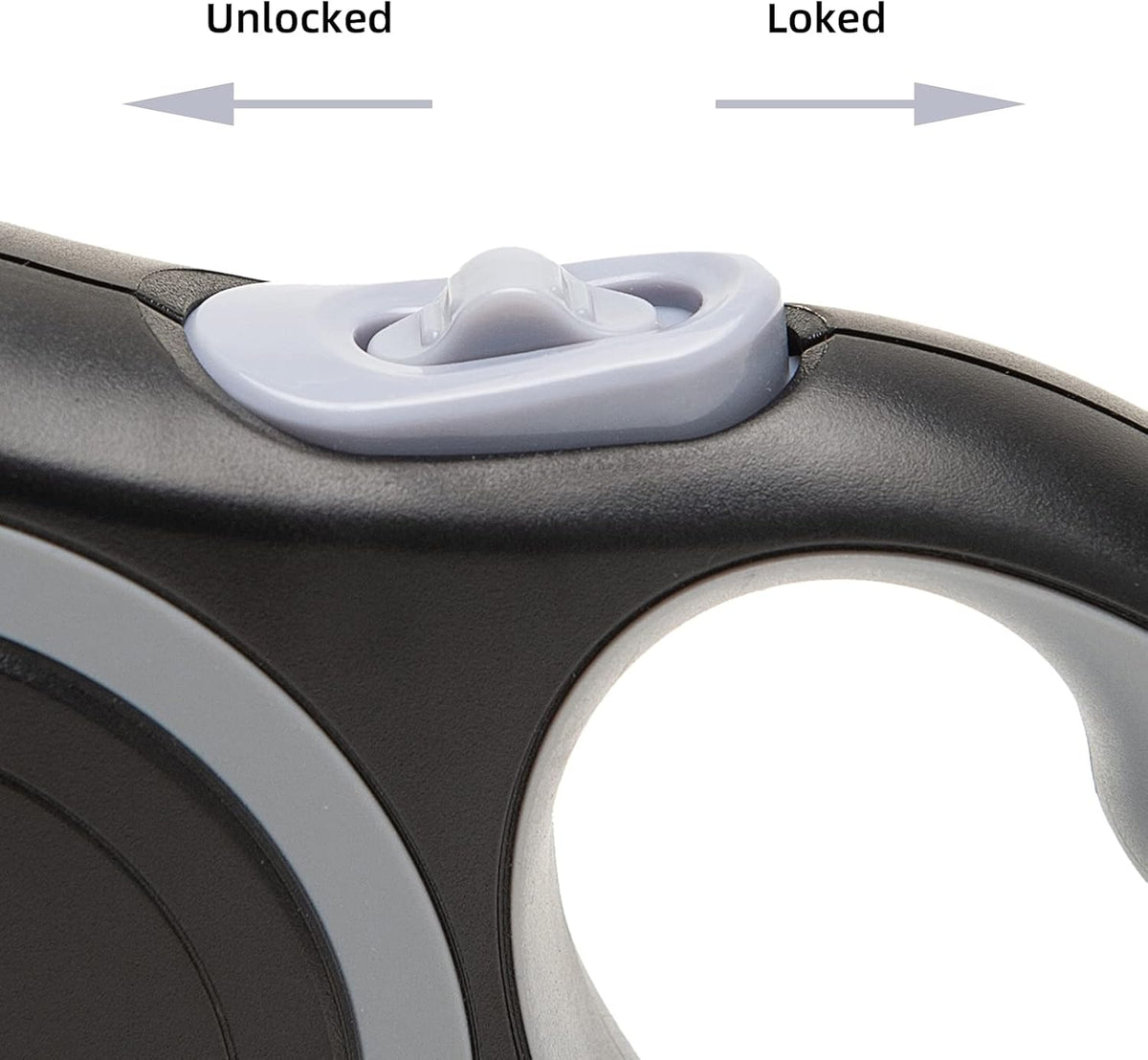 Retractable Dog Leash, 26ft Dog Leash for Small Medium Large Dogs Up to 110lbs, 360° Tangle-Free - 16 ft / Black Gray - image 2
