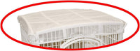 IRIS USA 4-Panel Dog Playpen, Pet Enclosure, Dark Gray – Essentials for Dogs - White / Top Cover - image 2