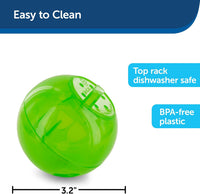 PetSafe Slimcat Feeder Ball Cat Toy - Green / 1 Count (Pack of 1) - image 3