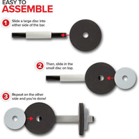 Modern Innovations Kids Weight Set Toy Dumbbells - Dumbbells / Black/Grey - image 4
