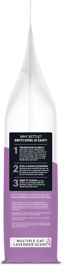 World's Best Cat Litter Lavender, Long-Lasting Odor Control - 32 pounds - image 3
